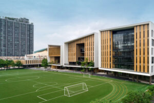 Image of Bangkok Prep buildings and playing field